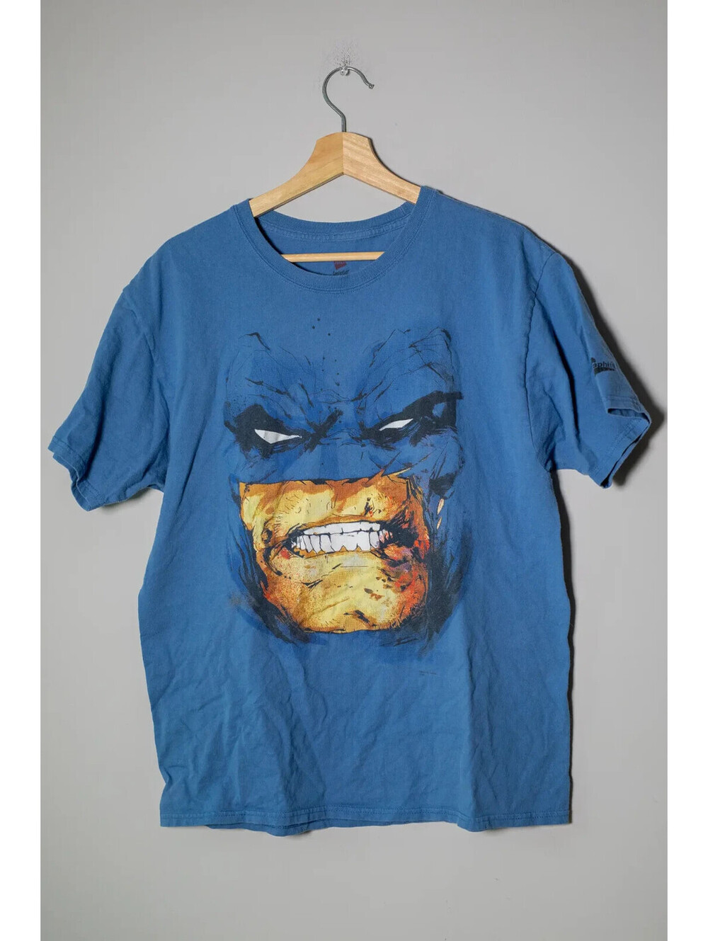 Batman DC Comics Y2K Full Face Graphic Logo Comic - T-Shirt - Men's L